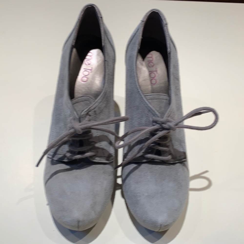 Grey suede size 7 shoe
